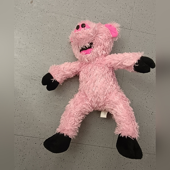 Pig piglet piggy Bashful Fuzzy Light Pink Barn animal animal sitting plush 10in - Picture 9 of 12
